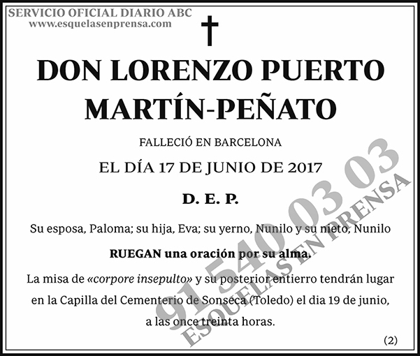Lorenzo Puerto Martín-Peñato